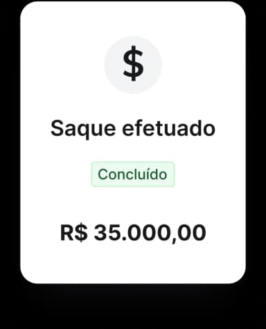 Card de saque